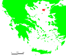 Map showing Lemnos